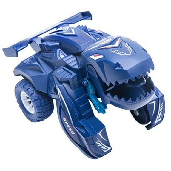 AAOMASSR Transforming Dinosaur Car Dinosaur Transform Car Toy Children's Toy Inertial Scooter Model Dinosaur Toy