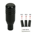 thumbnail image 1 of AAOMASSR Universal Aluminum Automatic Car Black Gear Stick Shift Knob Lever Shifter Automatic Car Stick Shift Knob Cover Lever Universal Fit (Black), 1 of 5