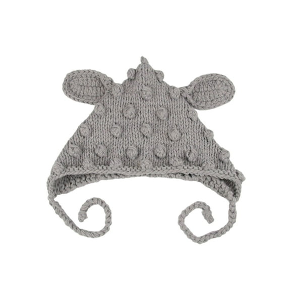 AAOMASSR Winter Knitting Baby Hats Caps Cute Deer Ear Boys Girls Hats for Kids enfant baby muts Earflap