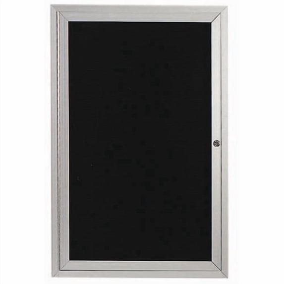 AARCO Outdoor Directory Cabinet Enclosed Wall Mounted Letter Board