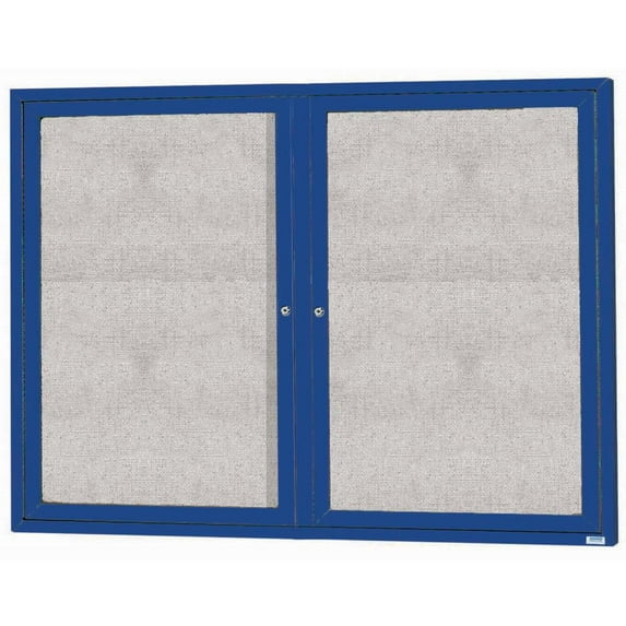 Aarco ODCC4860RIB. Outdoor Illuminated Enclosed Bulleting Board