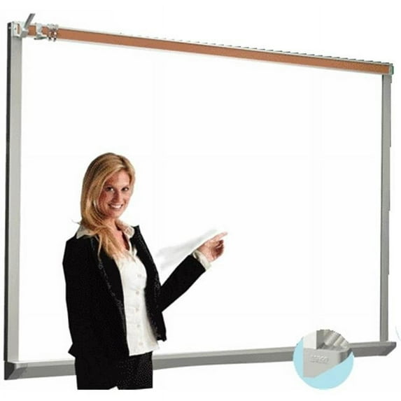 AARCO Products 420-007C-4896S High Performance Series Porcelain Chalk Board