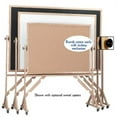 thumbnail image 1 of AARCO Products ARC4872B Aluminum Frame Revolving Composition Chalkboard on Both Sides, 1 of 2