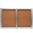 thumbnail image 1 of AARCO Products DCC4872-3RHI Enclosed Aluminum Framed Bulletin Board With Header- Illuminated, 1 of 3