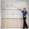 thumbnail image 1 of AARCO Products FFVSU144-2C Floor Mounted Two Track Vertical Slider Porcelain Chalkboard, 1 of 1
