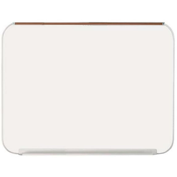 AARCO Products RDS4860 Professional Series Porcelain Markerboard With Aluminum Continuous Radius Corner Frame