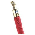 thumbnail image 1 of AARCO Products Tr-12 Form-A-Line 8 in. Velour Rope Red-Brass, 1 of 1