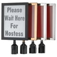 thumbnail image 1 of AARCO Products VSF1411B Form-A-Line Large Vertical Sign Frame Brass, 1 of 1
