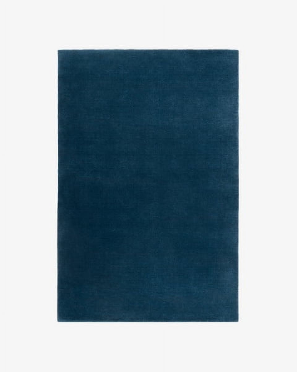 AARISH RUGS New Zealand Wool Hand-Tuffted Grand Deep Blue Area Rug For ...