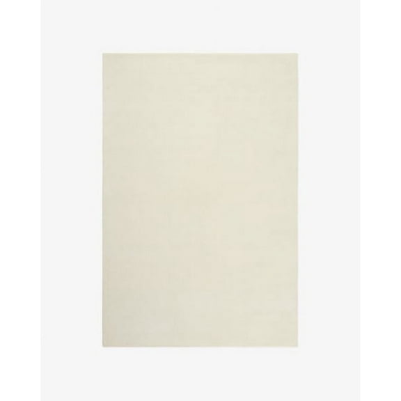 AARISH RUGS New Zealand Wool Hand-Tuffted Grand Dusty White Area Rug For Living Room, Bedroom Any Room,(9X12 ft)