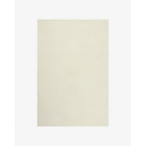 AARISH RUGS New Zealand Wool Hand-Tuffted Grand Dusty White Area Rug For Living Room, Bedroom Any Room,(9X12 ft)