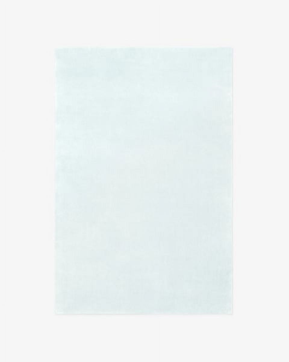 AARISH RUGS New Zealand Wool Hand-Tuffted Grand Powder Blue Area Rug ...