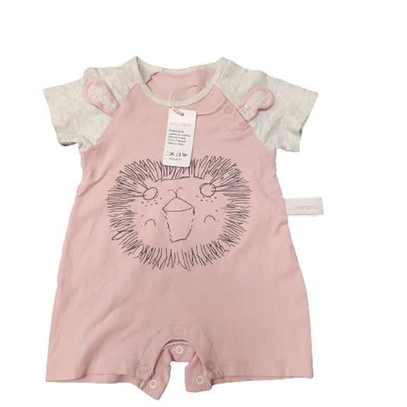 AARONANO Baby Onesie Pink long Sleeved  Crawl Clothes Girl's Clothing Newborn,3-6Momth