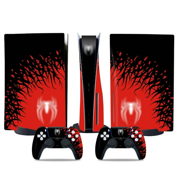 Console and Game Controller Stickers Cover for PS5 Disc Edition - DIY Replacement Protective Accessories-Image-B