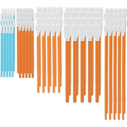 AAWipes Cleaning Swab Kit, 100PCS Lint-Free Microfiber & Polyester Swabs, 5 Types for Printer, Gun, Optics, Camera, Electronics, Automotive & More（FA501）