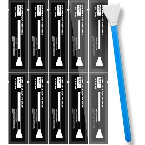 AAWipes Sensor Cleaning Swabs for APS-C Sensors of DDR DSLR or SLR Camera (10 Packs of 16 mm Sensor Cleaning Swabs) (HCS-16-10)