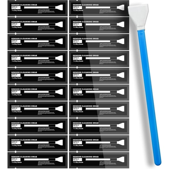AAWipes Sensor Cleaning Swabs for APS-C Sensors of DDR DSLR or SLR Camera (20 Pack of 16 mm Sensor Cleaning Swabs) (HCS-16)