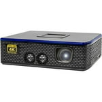 AAXA 4K1 Native 4K DLP Home Theater Projector, 30,000 Hour LEDs, Mercury Free, Native 4K UHD Resolution, Dual HDMI with HDCP 2.2, 1500 Lumens, E-Focus, Portable Size