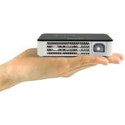 AAXA P300 Neo HD Portable Mini Projector with 2.5 Hour Battery, Native 720p Resolution, HDMI/USB/MicroSD Inputs, Onboard Media Player, For Home, Movie and Office Use, 420 Lumens, DLP Pico Projector
