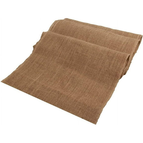AAYU Burlap Jute Table Runner for Parties Gatherings and Daily Use Ideal Neutral Runner Table Fall for Dinning Tables and Kitchen Tables 14 Inch Wide 18 Ft Long Table Runner (14 Inches X 216 Inches)