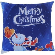 AAYU Decorative Merry Christmas Pillow Covers | 18 x 18 Inch (45 x 45 Cm) | Soft Velvet Material for Living Room Sofa or Bedroom