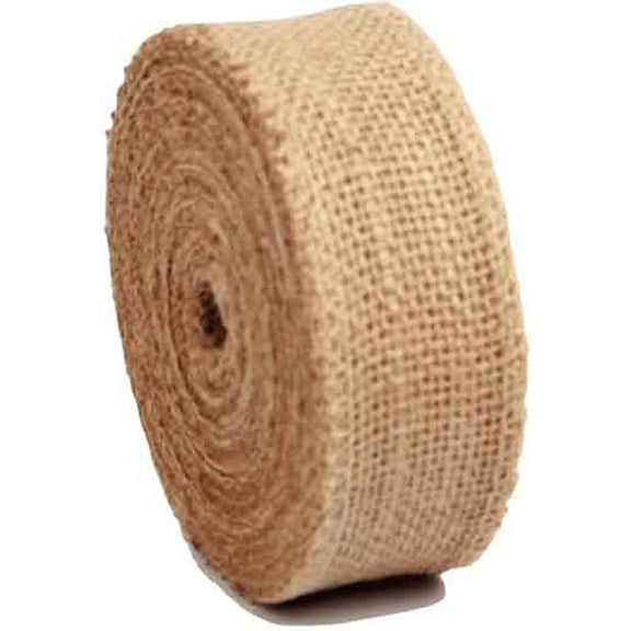 AAYU Jute Burlap Ribbon | 1 1/2" 10 Yards | 30ft | (Natural, 1.5 inch 10 Yards)