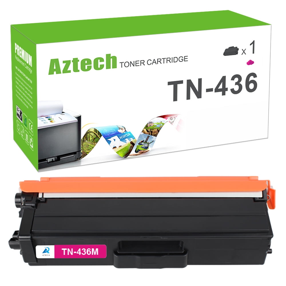 AAZTECH 1-Pack Compatible Toner Cartridge for Brother TN-436 TN-436M ...