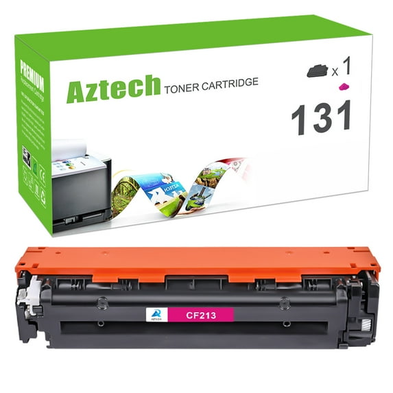 AAZTECH 1-Pack Compatible Toner Cartridge for HP CF213A 131A LaserJet Pro 200 color M251n M251nw MFP M276n M276nw with Chip (Magenta)