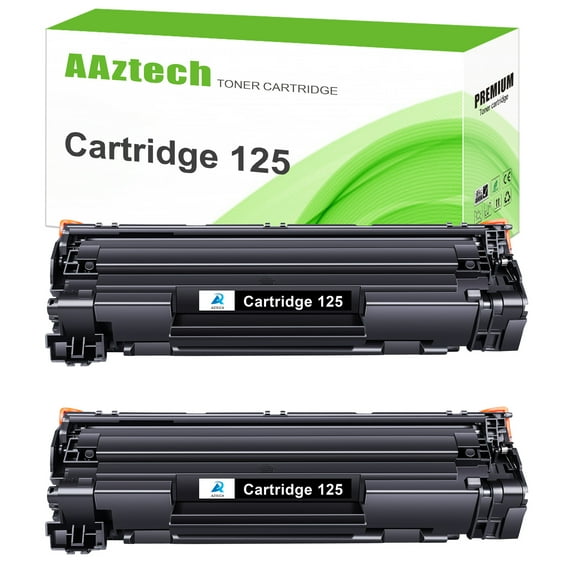 AAZTECH 2-Pack Compatible Toner Cartridge for Canon 125 LBP6000 MF3010 Printer Ink (Black,3484b001)