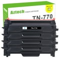 thumbnail image 1 of AAZTECH 4-Pack Compatible Toner Cartridge for Brother TN-770 TN770 HL-L2370DW HL-L2370DWXL MFC-L2750DW MFC-L2750DWXL (Black), 1 of 9
