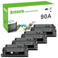 thumbnail image 1 of AAZTECH 4-Pack Compatible Toner Cartridge for HP CE390A LaserJet Enterprise M4555 MFP series (Black), 1 of 9