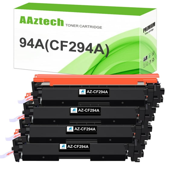 AAZTECH 94A 94X Toner Cartridge Compatible for HP 94A CF294A CF294X Printer Ink (4-Pack Black)
