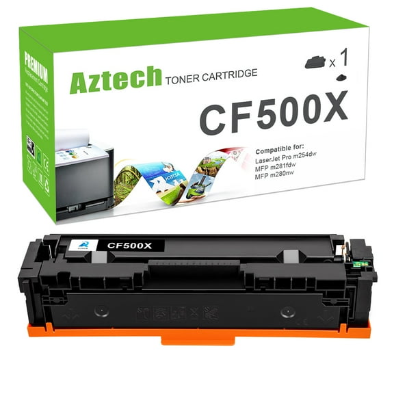 AAZTECH Compatible Toner Cartridge Replacement for HP 202X CF500X Printer Ink (Black, 1-Pack)