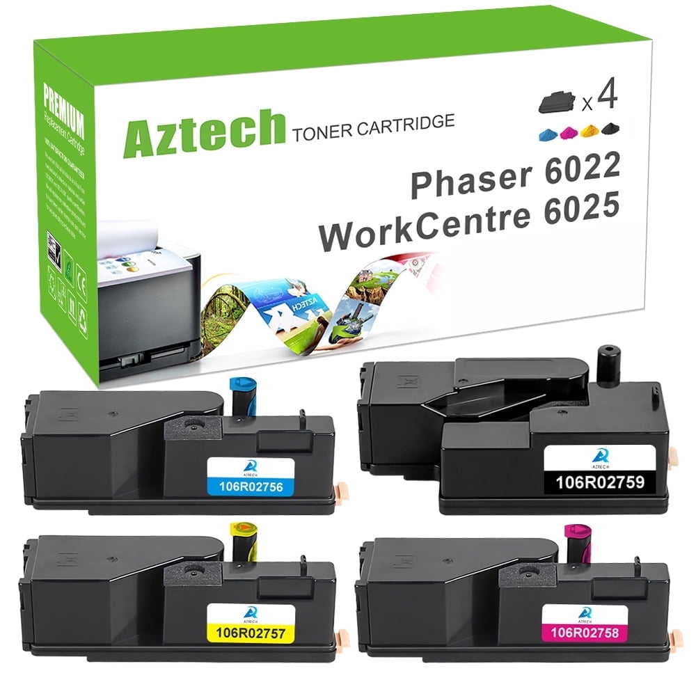 Lotto Cartucce Toner Compatibili Per Xerox WorkCentre 6027/6025 E Phaser 6022/6020 (4 Colori + Nero)