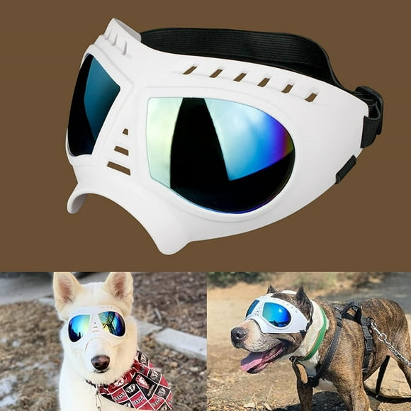 AAZZ Dog Goggles for Large Dogs, Wide Snout, Soft Frame, Anti-UV Tactical Dog Sunglasses Medium to Large Breed, Summer Driving Dog Eye Protection, Winter Snow Eyewear, Adjustable, Black