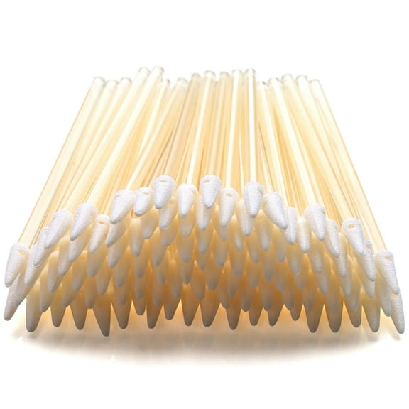 AAwipes ESD Swabs Foam Tip Swabs (100pcs, Transparent) Cleaning Swabs for Electronics, Static Safe Mini Tipped Sponge Sticks for Sensitive Electronics, e.g, PCB, CPU, Semiconductor (E750DF)