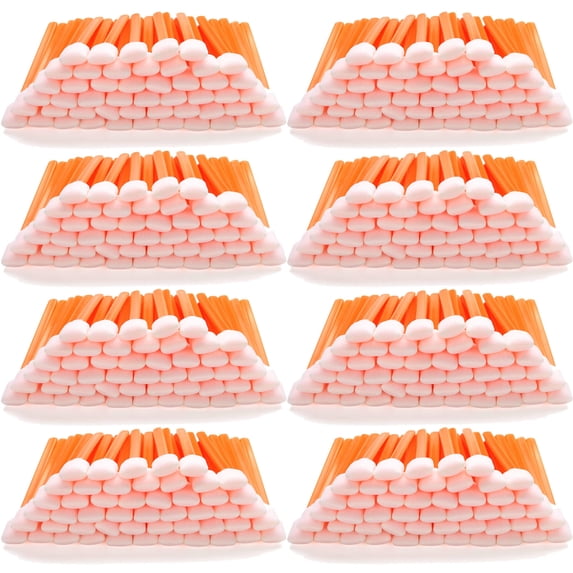 AAWipes Foam Cleaning Swab Sticks 200 pcs, Large Rectangular Foam Tips, 5.25 inches, Orange, Cleanroom Cleaning for Inkjet Printers & Optical Instruments