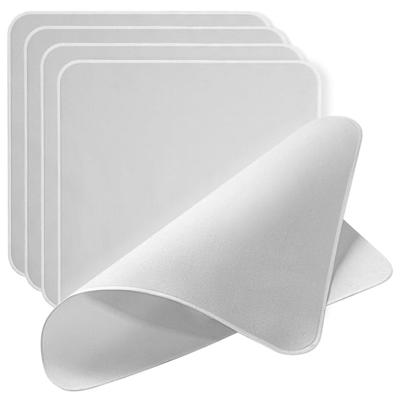 AAwipes Polishing Cloths 5 Packs (6.3" X 6.3", Grey, Superfine, 320 GSM) Compatible with Apple iPhone, iPad, MacBook, Watch, Soft & Nonabrasive Double-Layer Microfiber Cleaning Cloths (X3682)