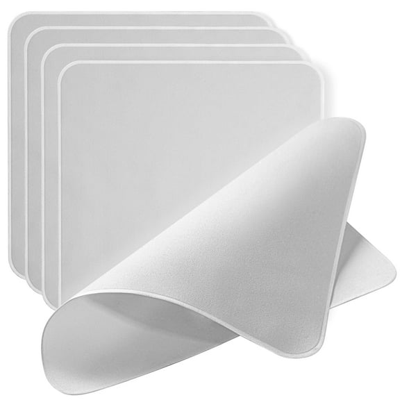 AAwipes Polishing Cloths (6.3" X 6.3" Grey Superfine) Compatible with Apple iPhone, iPad, MacBook, iWatch, Soft & Nonabrasive Premium Microfiber Cleaning Cloths (10 Packs Grey)
