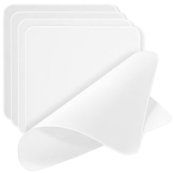 AAwipes Polishing Cloths Double-Layer 5 Packs (6.3" X 6.3", White, 320 GSM) Compatible with Apple iPhone, iPad, MacBook, iWatch, Soft & Nonabrasive Superfine Microfiber Cleaning Cloths (X3602)