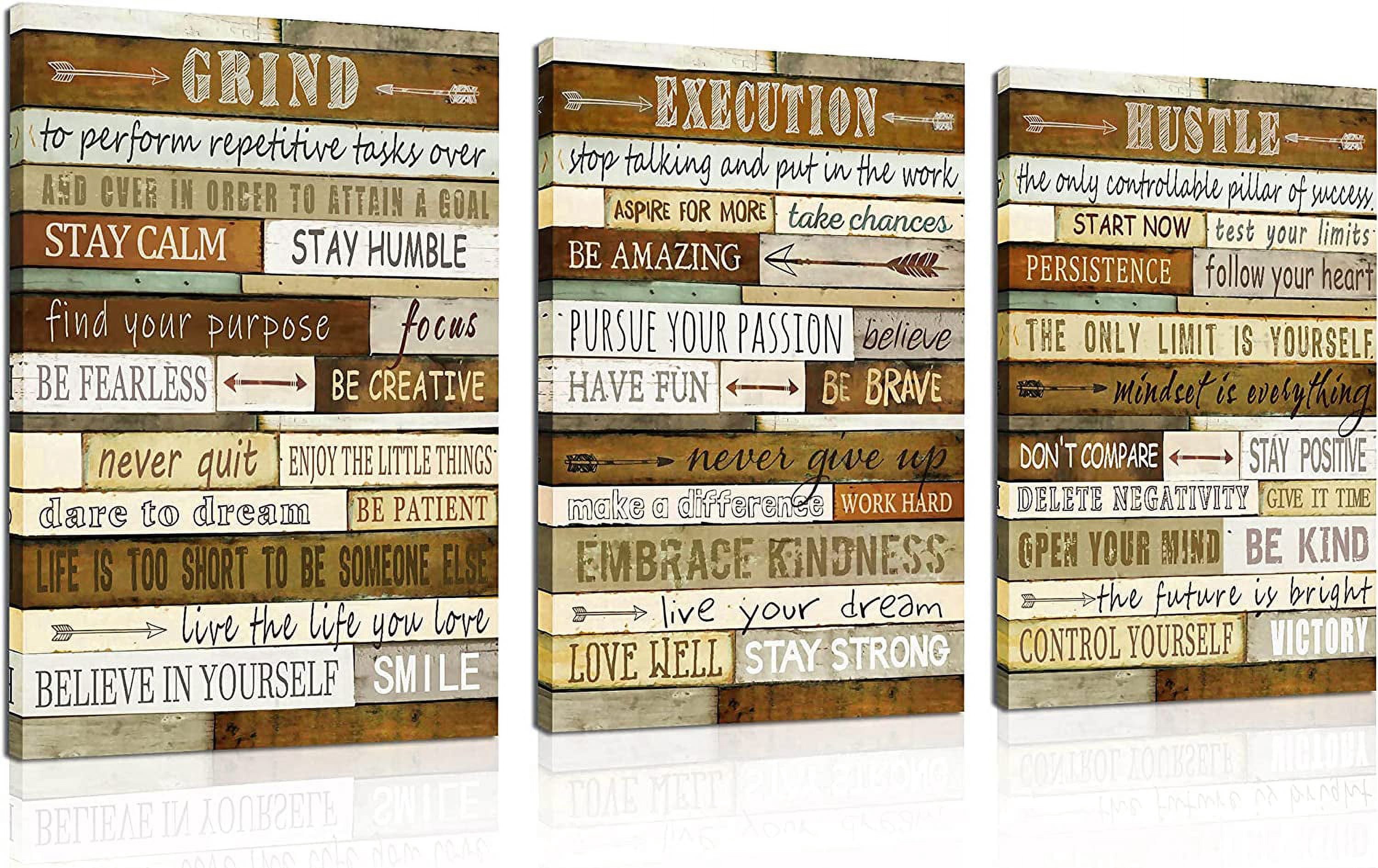 AAzaqTinInspirational Posters for Classrooms Brown Positive Quotes