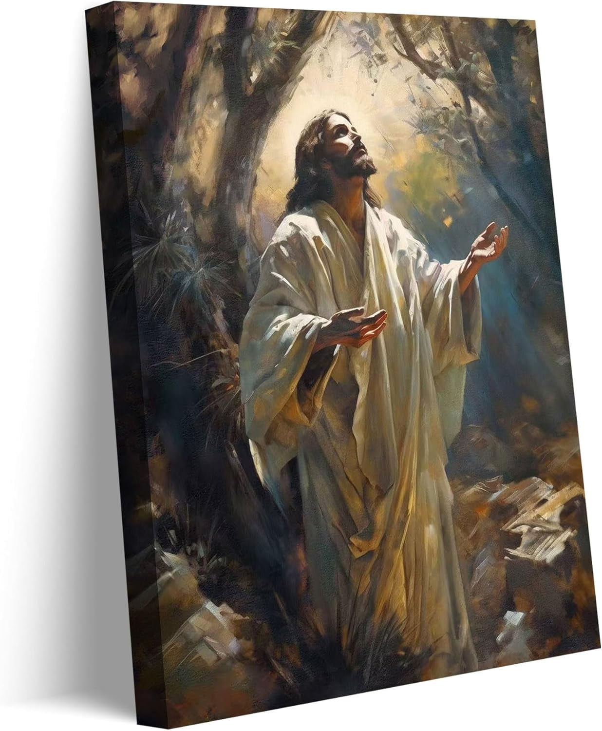 AAzaqTinJesus Canvas Wall Art Christian Wall Decor Picture Painting