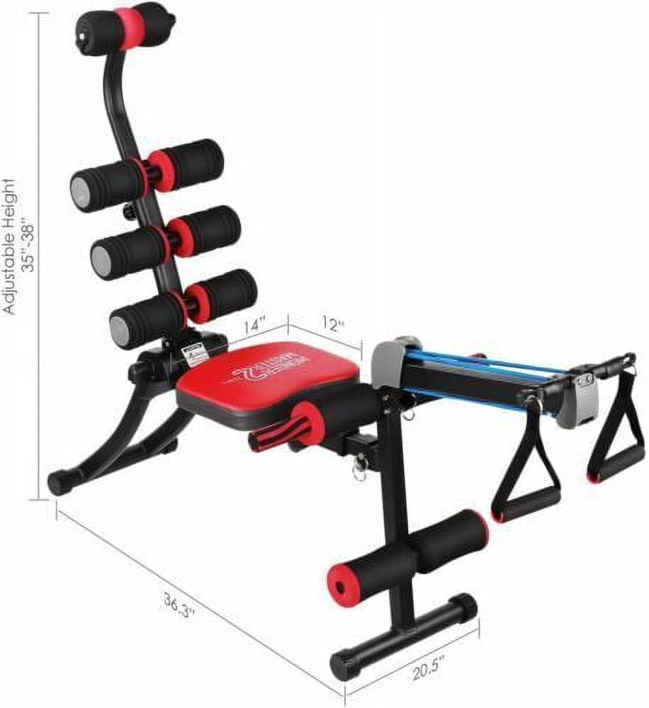 AB Workout Core Total Exerciser Crunches Whole Body Gym Equipment