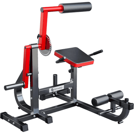 GYHPD Ab/Back Machine, AB Crunch Back Extension Machine with Armrests, Adjustable Core Muscle Strength Training Machine, AB Workout Machine for Upper Body Workout, Home Gym Equipment