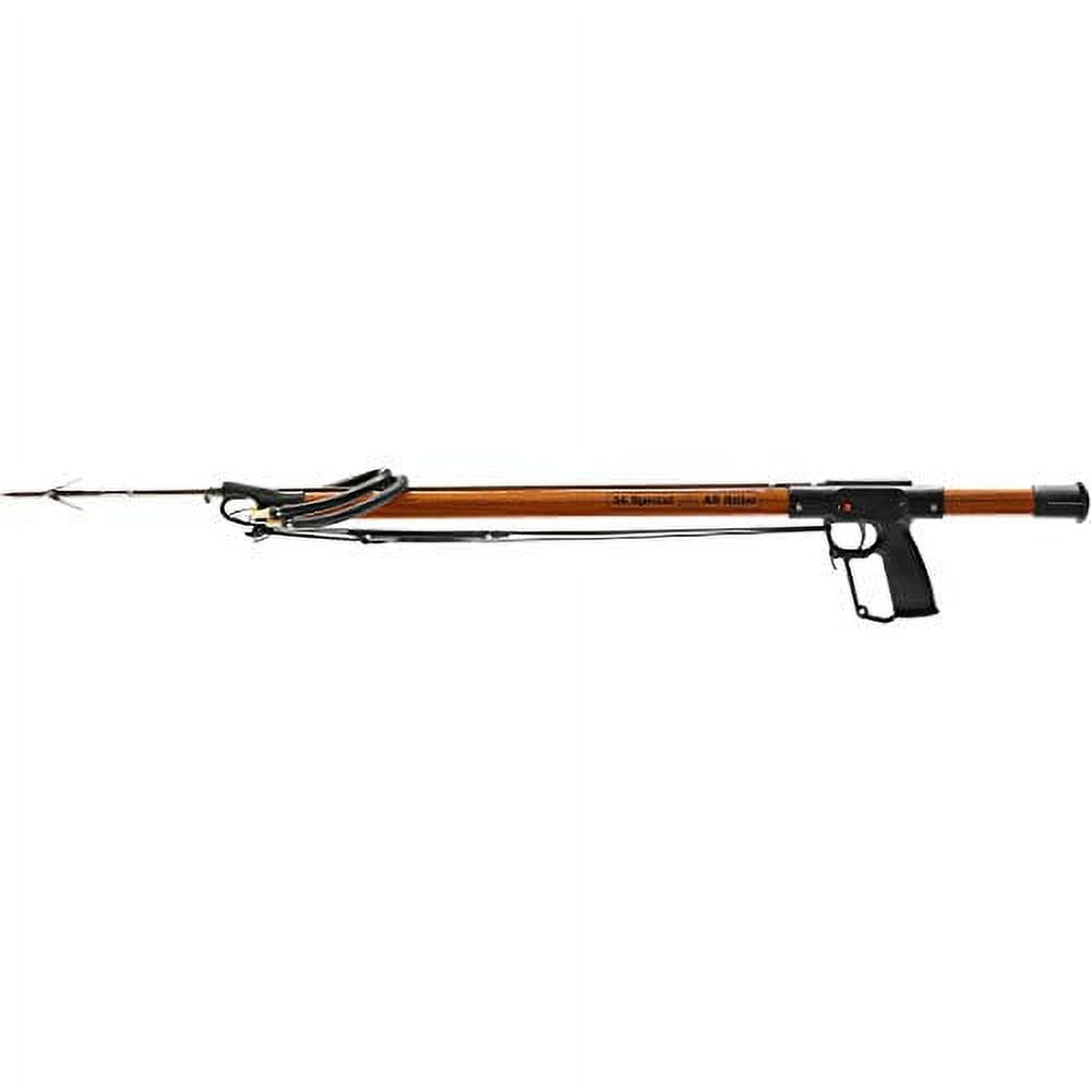 AB Biller 36in Special Speargun- Mahogany for Scuba Diving and Spearfishing