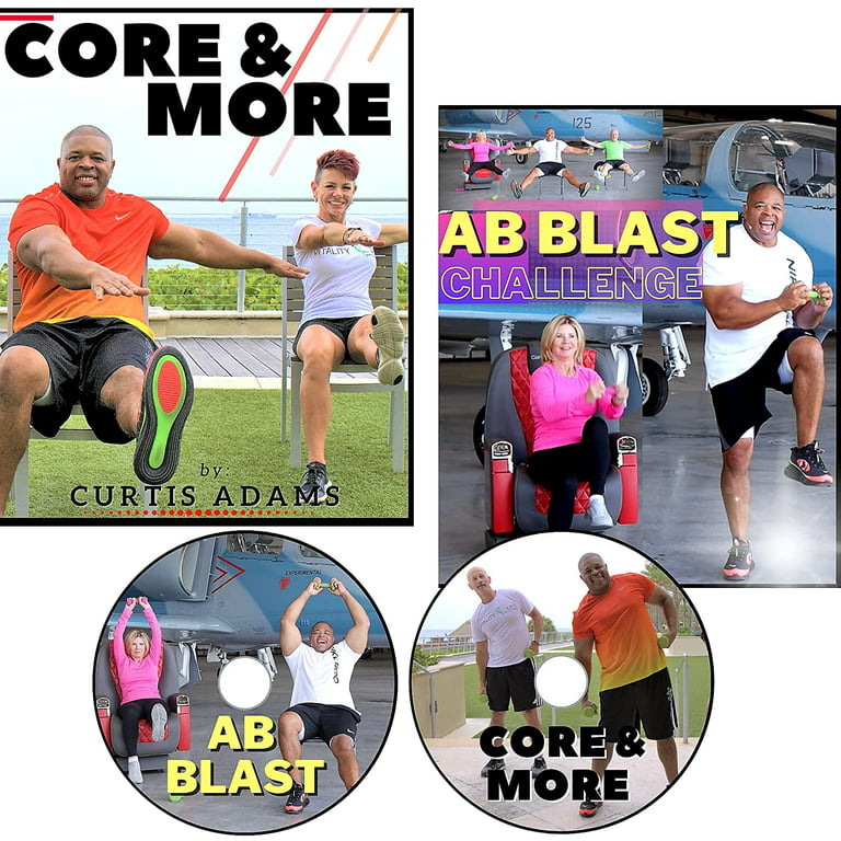 AB Blast Exercise DVDs for Seniors & Beginners- Trim Waistline
