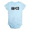 thumbnail image 1 of AB CD Rock Funny Rompers For Babies, Newborn Baby Unisex Bodysuits, Infant Jumpsuits, Toddler 0-24 Months Kids One-Piece Oufits (Blue, 12-18 Months), 1 of 4