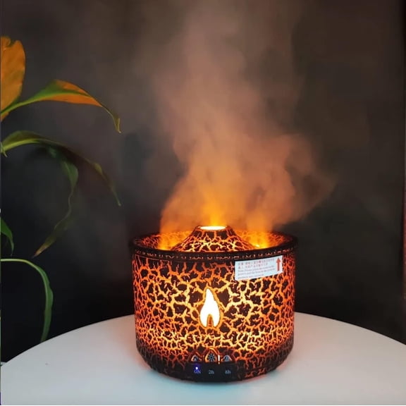 AB Creations Aroma Diffuser, Black Oil Diffuser with Jellyfish Erupt, Cool Mist, Gift Set