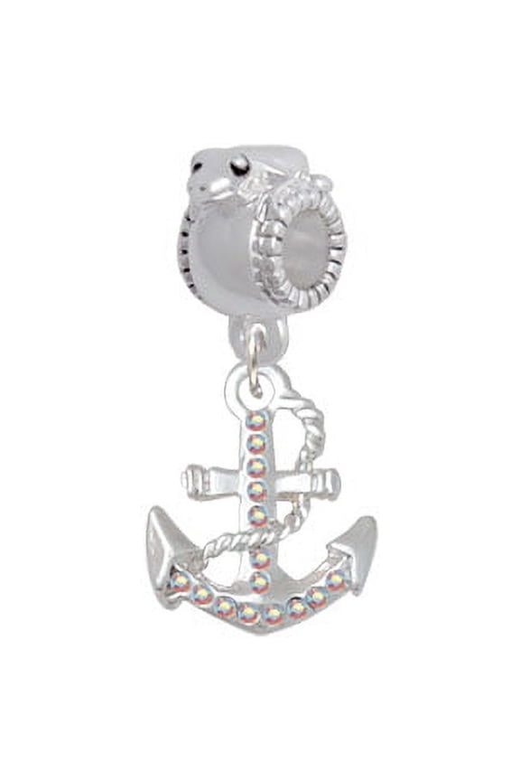 AB Crystal Anchor - Frog Charm Bead