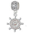 thumbnail image 1 of AB Crystal Ship Wheel - Trust In God Charm Bead, 1 of 1
